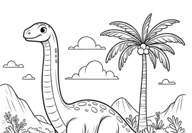 Dinosaurier-Bilder zum Ausmalen (kostenlos)